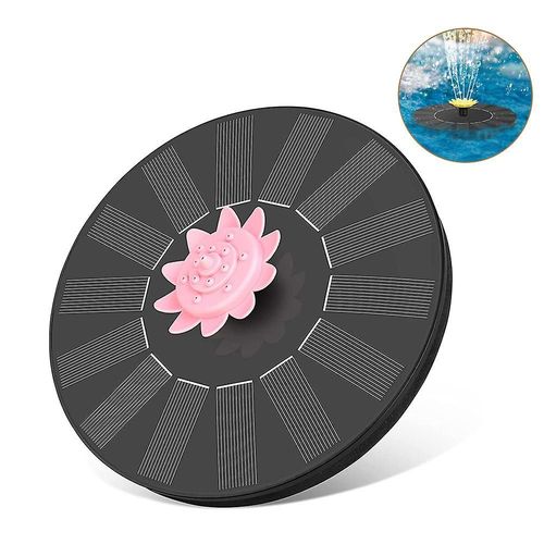 Pompe De Fontaine Solaire - 5 Buses, Installation Facile, Alimente Par L'nergie Solaire, Idale Pour Jardin, Bain D'oiseaux, tang, Hauteur De Pulvrisation De 40  70 Cm