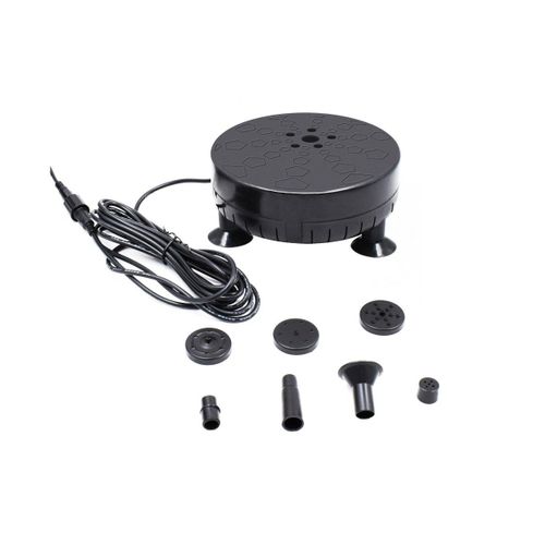 Pompe Solaire Pour Fontaine  Oiseaux  6 V 3,5 W, Alimente Par nergie Solaire, Avec clairage Led, Moteur Sans Balais, Batterie 1800 Mah