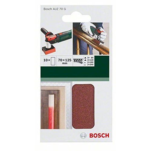 Set De 10 Feuilles Abrasives Pour Plateau De Ponage Auz 70g