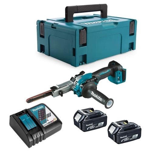 Ponceuse  Bande 18v Bl Lxt (2x3,0 Ah) En Coffret - Makita Dbs180rfj