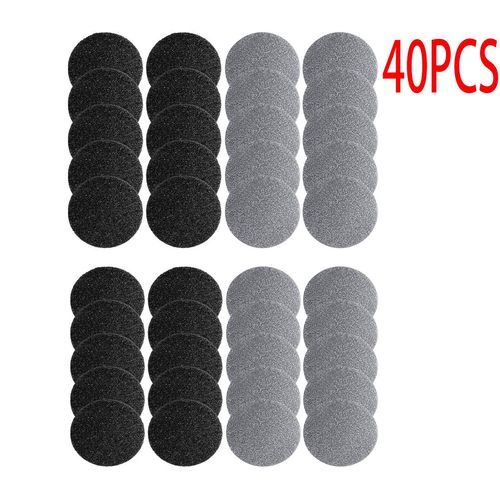 Ponceuse lectrique Portable  Absorption Sous Vide,Lime lectronique Pour Les Pieds,Outils De Pdicure,limination Des Callosits,Ponceuse De Soins Des Pieds,12 Pices - Type 40pcs