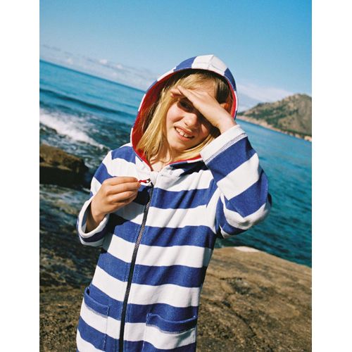 Poncho En ponge  Fermeture Zippe-Ray Bleu Saphir