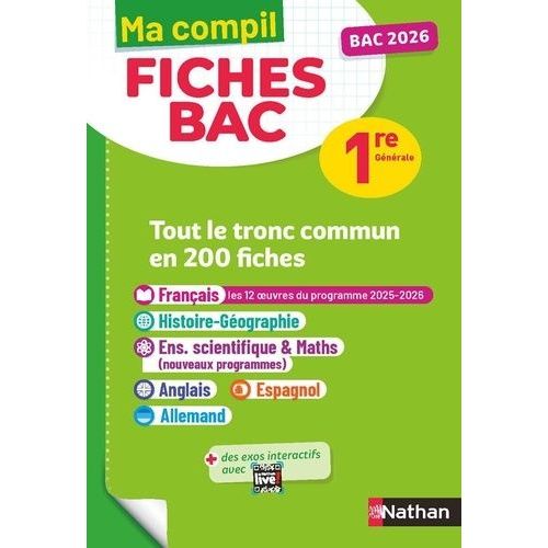 Tout Le Tronc Commun En 200 Fiches 1re Gnrale    Format Grand Format 