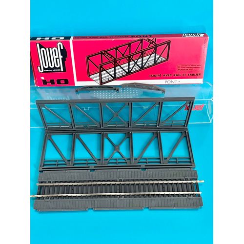 Pont Avec Rail Et Tablier  Monter Rfrence 2670 Modlisme Ho 1/87 Jouef Bote Origine 