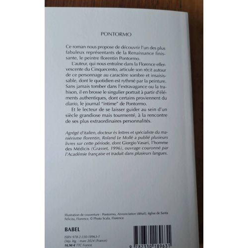 Pontormo - Portrait D'un Peintre  Florence Au Xvie Sicle    Format Poche 