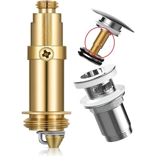 Pop-Up Drain Plug,Compression Spring Element,Replacement For Brass Pop-Up Drain Plug,Replacement Mechanism With A Service Life Of Over 80,000 Cycles.