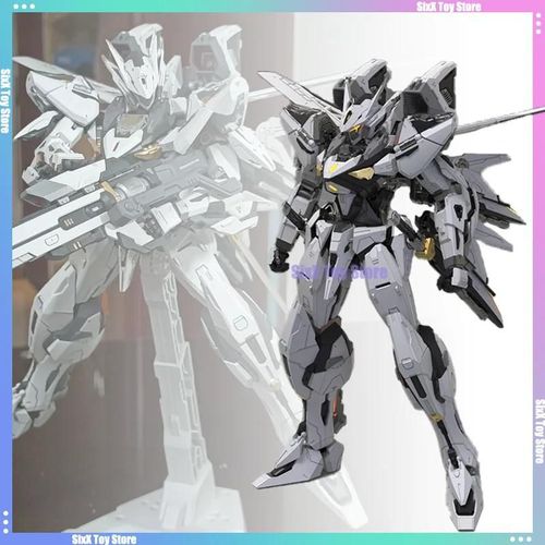 Pop40275-Bailu--Robox Animation Mg 1/100 Bailu Kit D'assemblage De Modle De Combat Arien Personnalis Test-70 Collection Figurines D'action Robot Figurine Jouet En Plastique