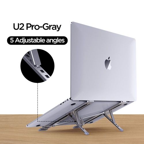 Popupine Laptop Stand Multiple Height Adjustable Aluminum Stand Office Gaming Laptop Stand