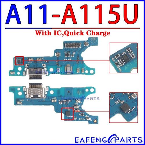 Port de chargeur USB S6 pour Samsung Galaxy,A01 Core,A11,A21,A31,A41,A51,A71,A02S,A12,Nacho,A22,4G,5G,technologie de carte de charge - Type A11 A115U