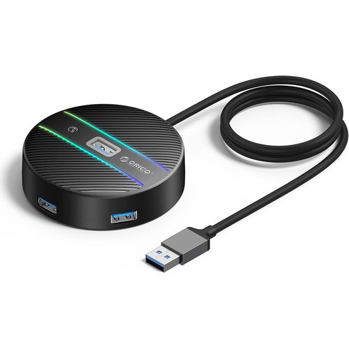 Port USB Hub 3.0 4 avec Port d'alimentation et cble d'extension de 6 Pieds,Distributeur USB pour MacBook,Mac Pro,Mini,iMac,xPS,Surface Pro,USB Flash et Mobile Hard Disco.[W849]