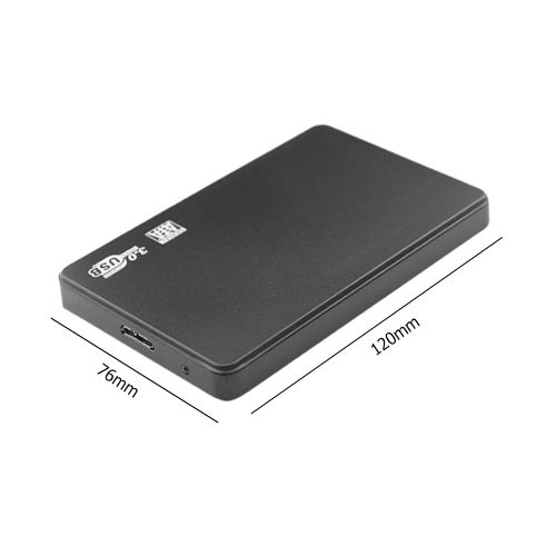Portable 2.5 Pouces Botier de Disque dur Externe USB 3.0 vers SATA III 5gbps 2.5 