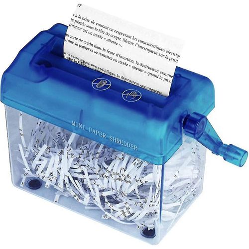 Portable Mini And Shredder Manual Paper Shredder For Sheets Hand Crank Paper Shredder For Hh20