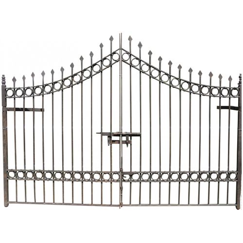 Portail En Fer Porte Massif L335xpr12xh245 Cm