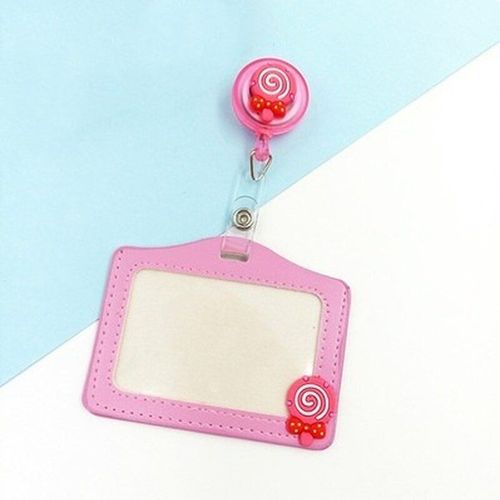 Porte-badge Punk Rock En Forme De Tête De Mort Avec Lanière De