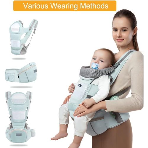 Porte Bebe, Porte Bébé Randonnée avec Siège à Hanche, PorteBébé Multifonction 6 en 1 et