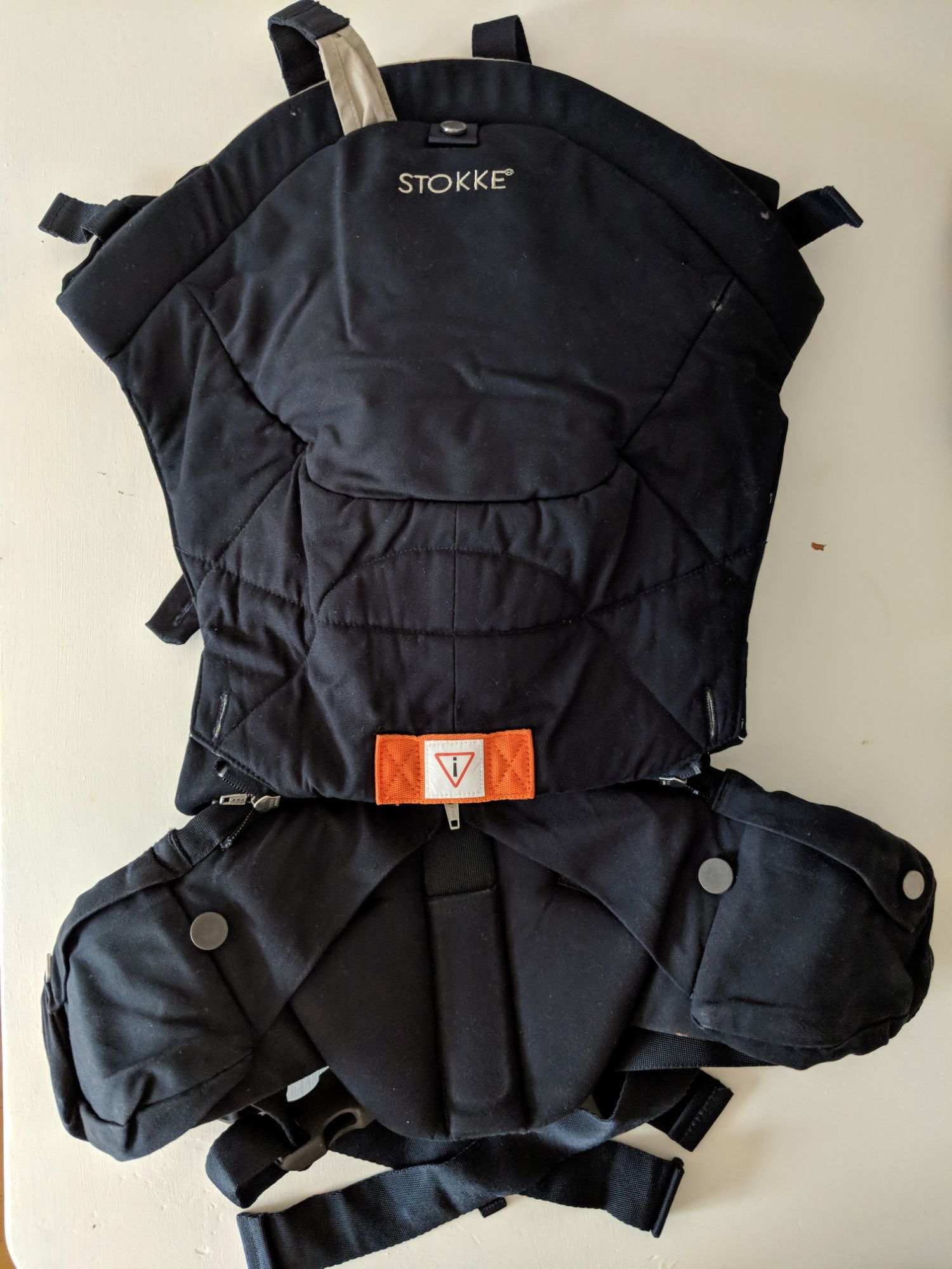 Porte Bebe Stokke Mycarrier 3 En 1 Dark Navy Rakuten