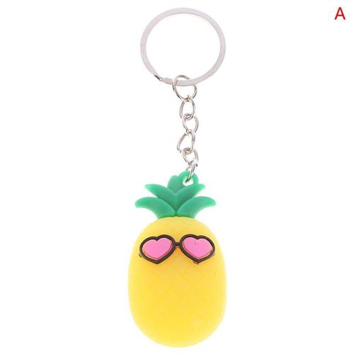 Porte Cl 3d En Pvc Avec Pendentif En Forme De Fraise Et Carotte, Porte Monnaie En Forme De Fruit