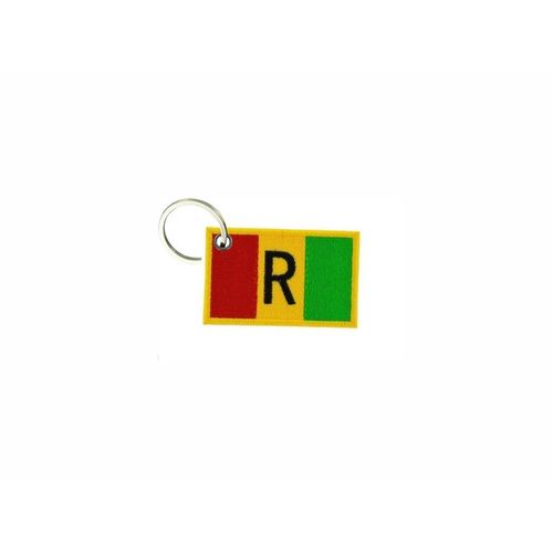 Porte Cle Cles Clef Brode Patch Ecusson Badge Drapeau Rwanda Rwandais Ancien