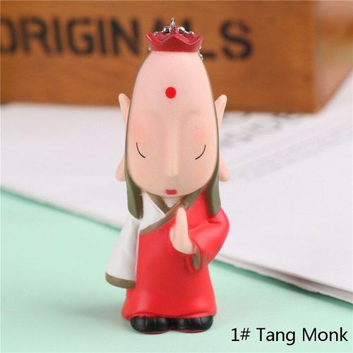 Porte-Cl De Dessin Anim, Voyage Vers L'Ouest, Tang, Singe, Roi, Cochon, Bajie, Junior, Frre Sha, Cheval Blanc, Kawaii, Poupe, Pendentif, Jouet