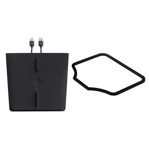 Porte-Cl Et Carte-Cl Pour Console Centrale Tesla Model 3 Y, Garniture De Position Et Chargeur Sans Fil 10w Pour Tesla Model 3