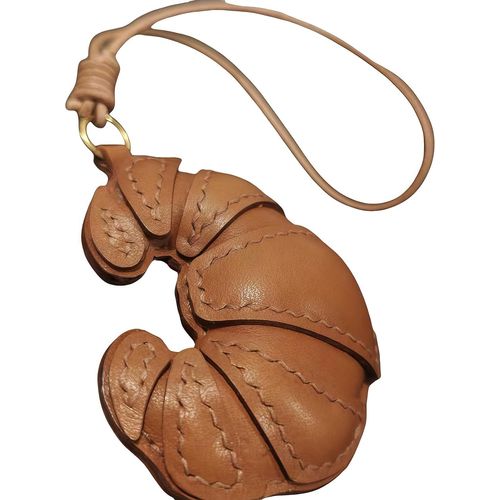 Porte-Cls Croissant En Cuir Vritable Fait Main  Bijou De Sac Bohme Pour Cls, Sac  Dos, Porte-Cls Dcoratif Artisanal En Cuir De Vache
