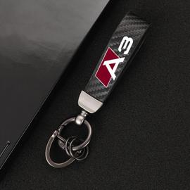 Porte-clé Audi en fibre de carbone