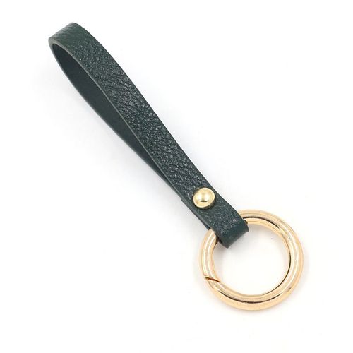Porte-Cls En Cuir Artificiel Pour Hommes Et Femmes, Accessoire De Mode, Sangle De Poignet, Pendentif Automatique