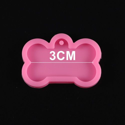Porte-Cls En Forme D'os Pour Chien, 2 Tailles, Moulage En Silicone, Artisanat, Pendentif, Outils De Fabrication, Moule En Rsine poxy Cristal
