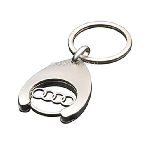Porte-Cls En Mtal Logo Audi Jeton Pour Chariot Caddie Jetons Supermarch Tfsi Sline Quattro