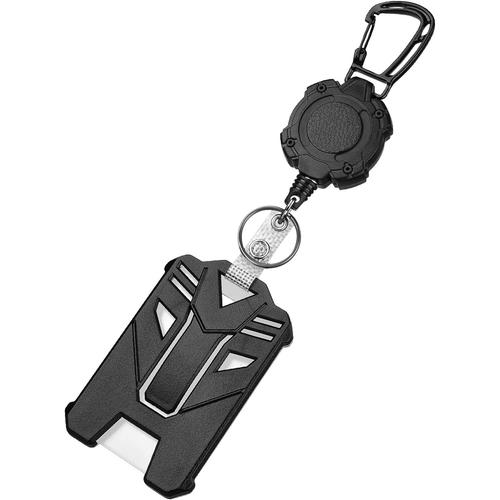 Porte Cls Retractable Porte Badge Enrouleur Robuste Porte Badge Mousqueton Avec Cordon R