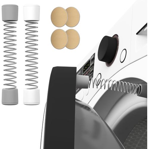 Porte De Machine  Laver  Chargement Frontal, Support De Porte Magntique  Ressort Pour Garder La Porte De La Machine  Kaver Ouverte Pour viter Les Odeurs De Moisi (Gris + Blan[MAC1478]