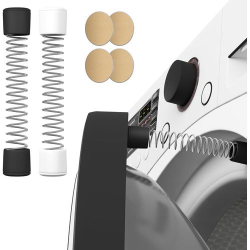Porte De Machine  Laver  Chargement Frontal, Support De Porte Magntique  Ressort Pour Garder La Porte De La Machine  Kaver Ouverte Pour viter Les Odeurs De Moisi (Noir + Blan[MAC1477]