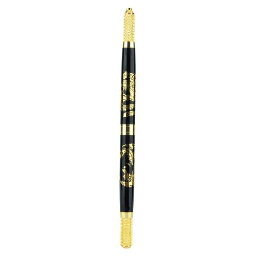 Porte-Lame A Double Extremite Pour Tatouage De Sourcils, Microblading, Stylo, Crayon, Maquillage Manuel, Noir