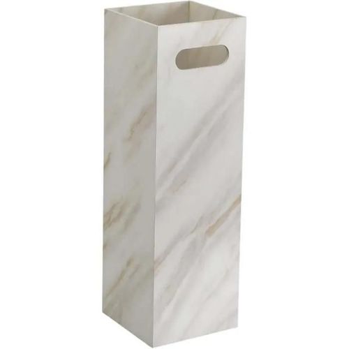Porte-Parapluie Pour L'entre Jackson - 48,5 X 15 X 15 Cm - Porte Parapluie Moderne En Bois Mdf - Blanc - Versa