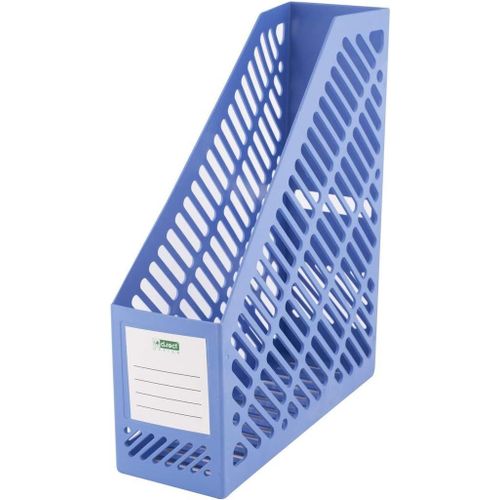 Porte-Revues, Porte Revue Bureau, Classeurs  Revues, Rangement Papier Vertical, Pour Le Rangement Ordonn De Documents, Cahiers Et Dossiers Jusqu'au Format A4 - C4 Largeur: 90 Mm - Bleu