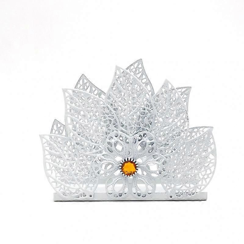 Porte-Serviettes De Restaurant, Porte-Serviettes De Table, Porte-Serviettes Pour Table  Manger Et Cuisine, Porte-Serviettes D'art Moderne Pour Cuisine Et Salon (Blanc)