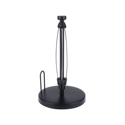 Porte-Serviettes En Papier Comptoir, Support De Serviettes En Papier Avec Systme  Cliquet Pour Cuisine Salle De Bain Noir