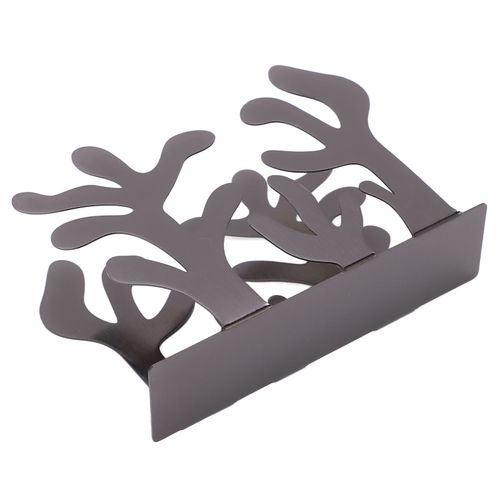 Porte-Serviettes Vertical Innovant En Forme D'algue, Rangement De Bureau En Acier Inoxydable, Noir