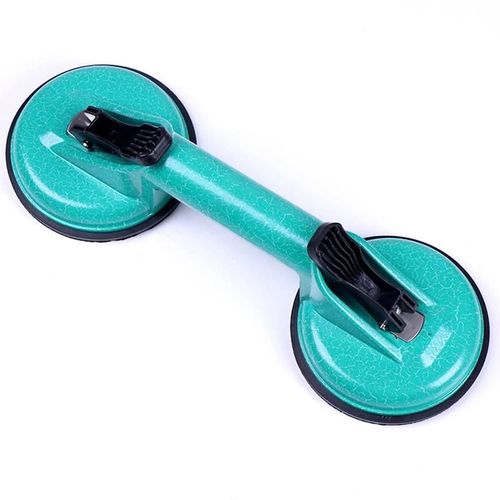 Porte-Verre  Ventouse Dent Extracter Plaque En Caoutchouc Robuste Pour Les Objets En Verre En Mouvement Et En Levage Vert