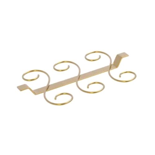 Porte-Verre  Vin En Fer, Sous-Meuble, Support De Verres  Pied, Porte-Verre  Champagne, Cintre De Rangement Moderne Simple (Noir/Or/Blanc)