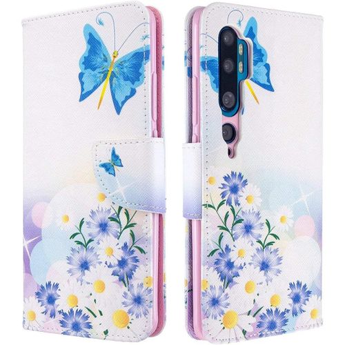 Portefeuille tui Pour Xiaomi Mi Note 10 Cuir Pu De Haute Qualit Beau Motif Antichoc Pliant Coque Housse tui Pour Xiaomi Mi Note 10/Note 10 Pro/Cc9 Pro 6.47