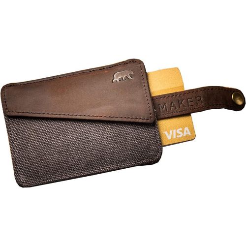 Portefeuille Homme Extra-Plat Avec Protection Anti-Rfid Handy By System Pull Out-Cuir Vintage & Coton Robuste-Porte Carte & Porte Monnaie