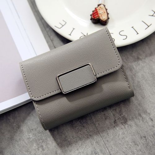 Portefeuille Pour Femmespetit Porte-Monnaie Dcontractsolidemode Femmecourtassorti Avec Touttudiant Corenpetit Portefeuille Simple Carr