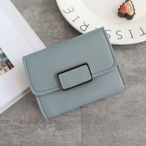 Portefeuille Pour Femmespetit Porte-Monnaie Dcontractsolidemode Femmecourtassorti Avec Touttudiant Corenpetit Portefeuille Simple Carr