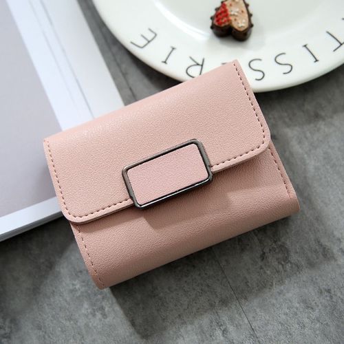 Portefeuille Pour Femmespetit Porte-Monnaie Dcontractsolidemode Femmecourtassorti Avec Touttudiant Corenpetit Portefeuille Simple Carr