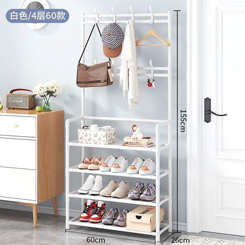 Portemanteau  Vtements,Porte-Manteau Pour L'entre De La Maison,Meuble De Hall,Bibliothque Au Sol,Support De Schage De Vtements,Support De Nuit,Crochets Pour Ttes De Li - Type W-4 Layers-60cm