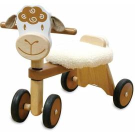 Porteur En Bois Pour Bebe Velo 4 Roues Mouton Im Rakuten