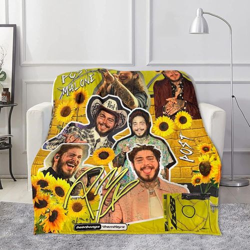 Post Malone Couverture Tournesol Douce Et Lgre En Micro Flanelle Pour Canap-Lit