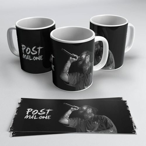 Post Malone In Concert Mug ? Post Malone Singer Merchandising (Capacit 330 Ml)