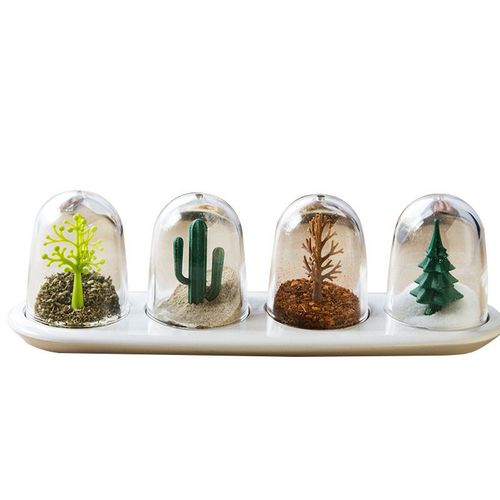 Pot  pices Cratif Et Mignon, Bouteille  pices Kawaii, Animal, Vue Sur La Fort, Belle, Sucre, Salire, Cuisine, Table  Manger, Assaisonnement